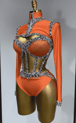 Brooke Sparkly Rhinestone Three Piece Stage Outfit