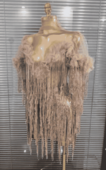Chelsea See Through Sequin Tassel Dance Dress