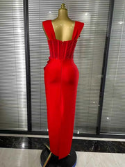 Christie Pearl Floral Bandage Dress