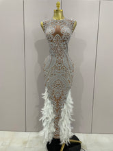 Ari Feather Evening Dress