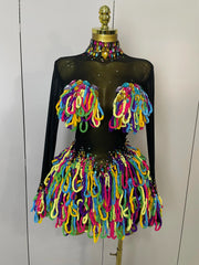 Destiney Multi Color Dress