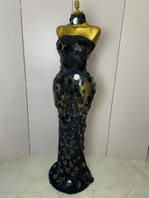 Alana Sparkly Pearl Sequin Backless Evening Dress