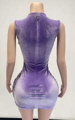 Brandy Sexy See-Through Sparkly Beaded Birthday Party Dress
