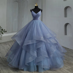 Boho Quinceañera Dresses: Ruffled Sweetheart Spaghetti Strap Gowns