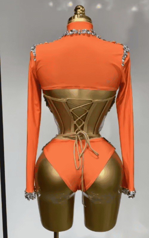 Brooke Sparkly Rhinestone Three Piece Stage Outfit