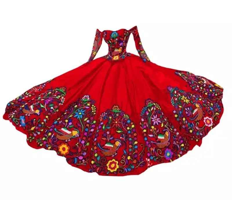 Charro Style Quinceañera Dress
