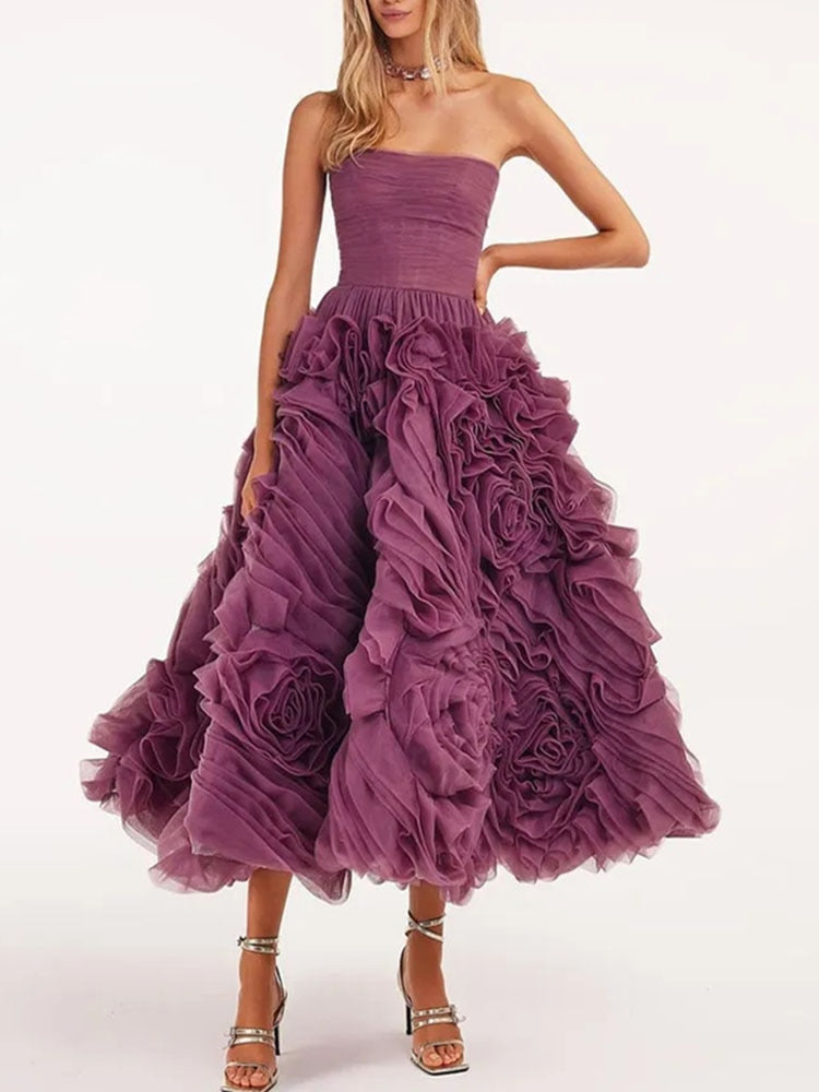 Colorful Summer Baby Pink Tulle Girls Birthday Party Wearing Formal Evening Prom Gowns For Homecoming Free Shipping