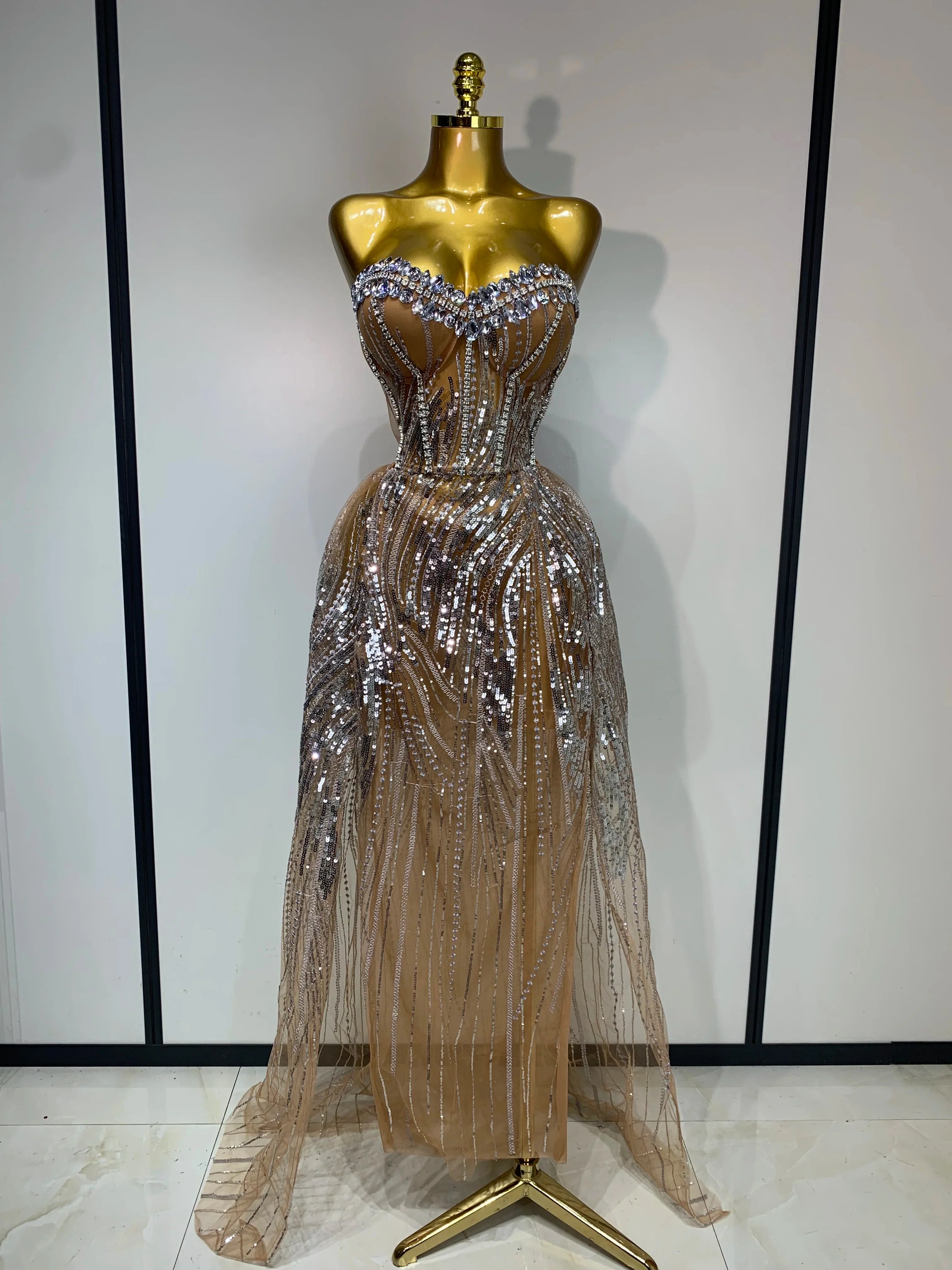 Amara Strapless Maxi Dress