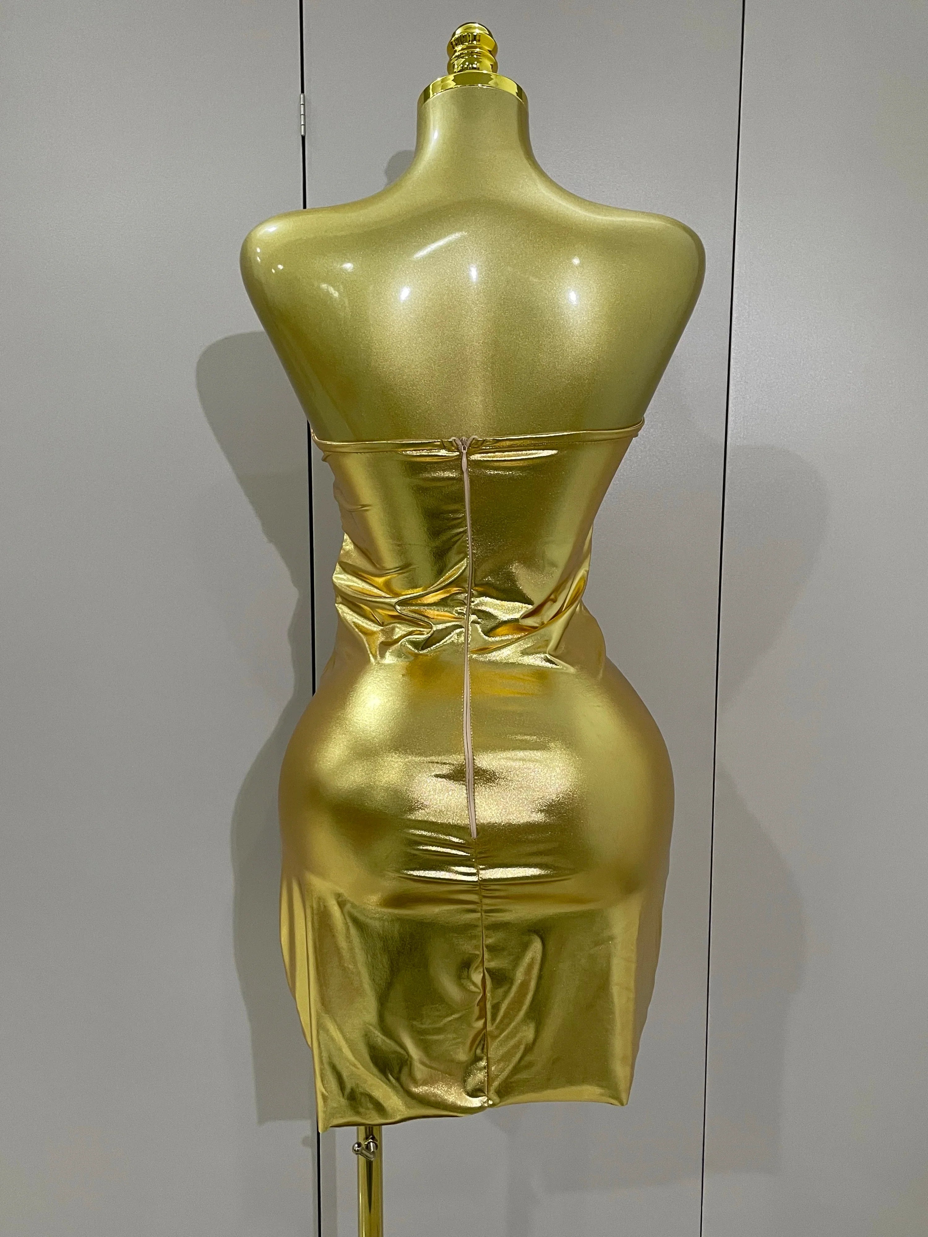 Azura Diamonds Crystal Sexy Mesh See Through Bodycon Mini Dress