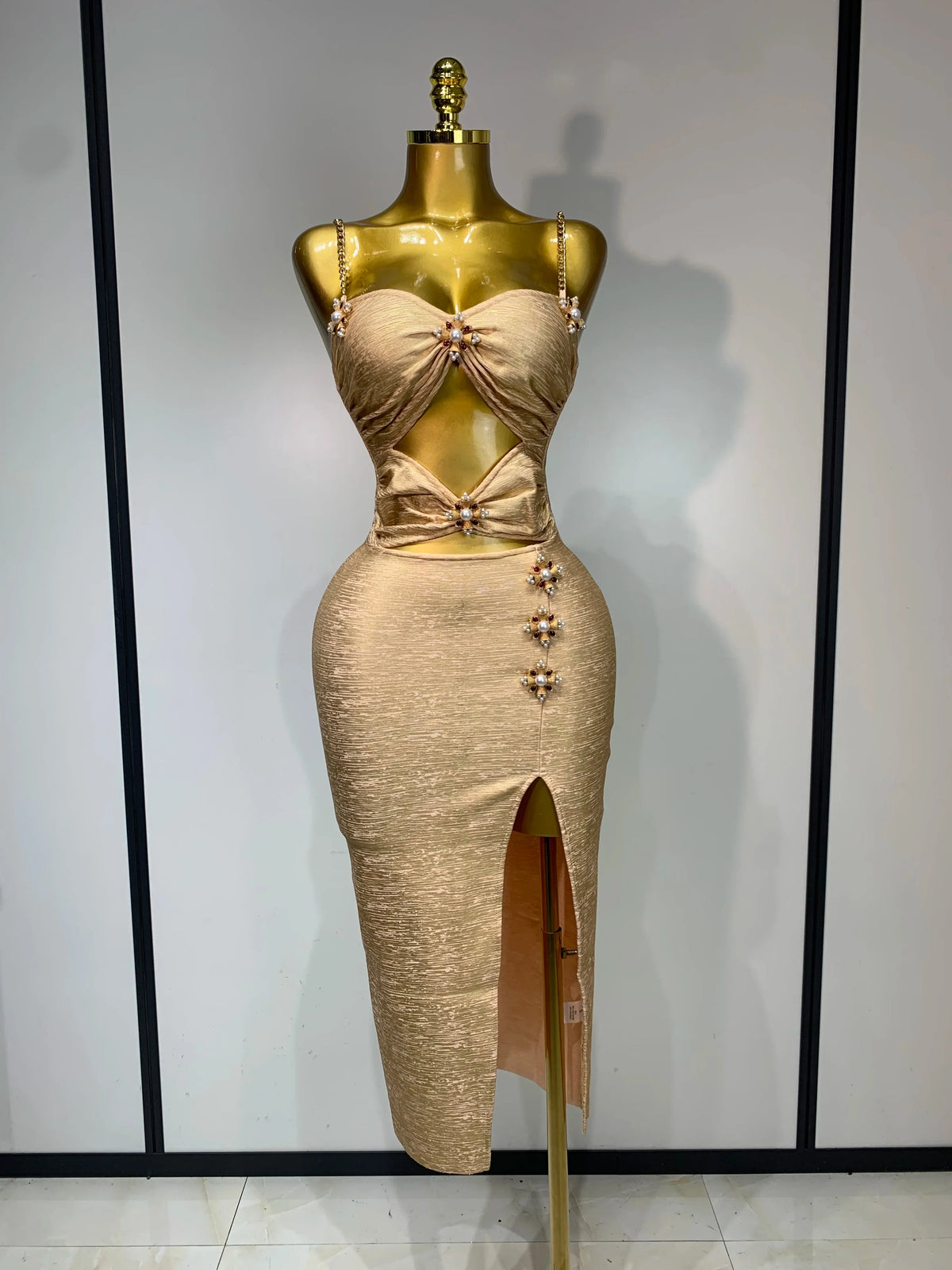 Camila Sexy Hollow Out Sleeveless Bodycon Cocktail Maxi Dress for Women – Elegant Evening Party Gown