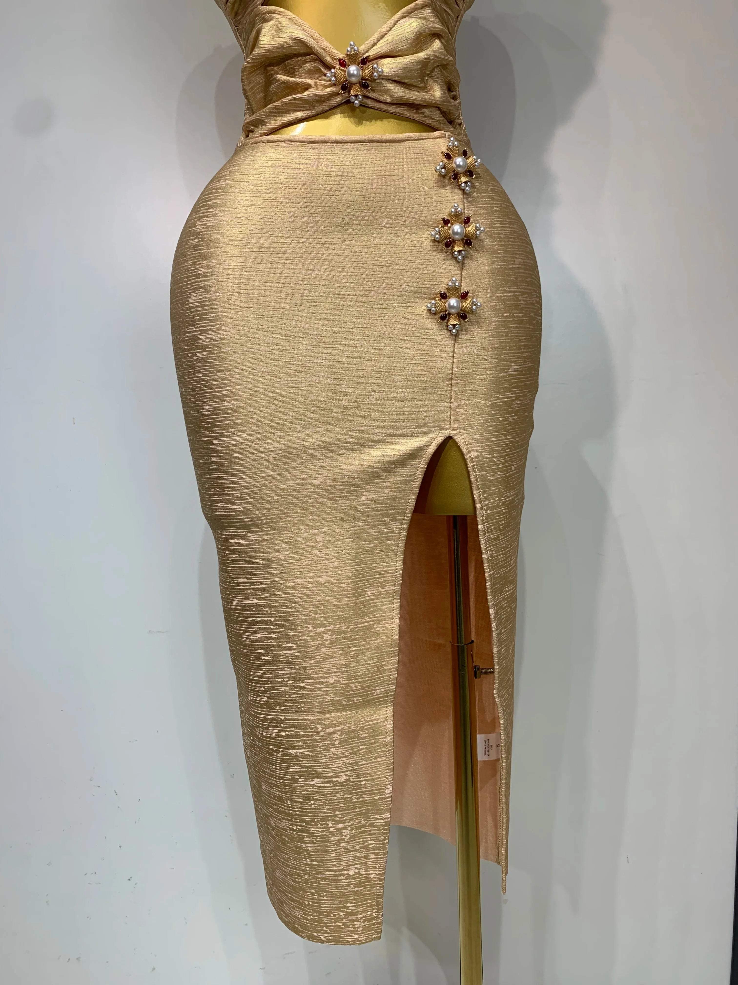 Camila Sexy Hollow Out Sleeveless Bodycon Cocktail Maxi Dress for Women – Elegant Evening Party Gown