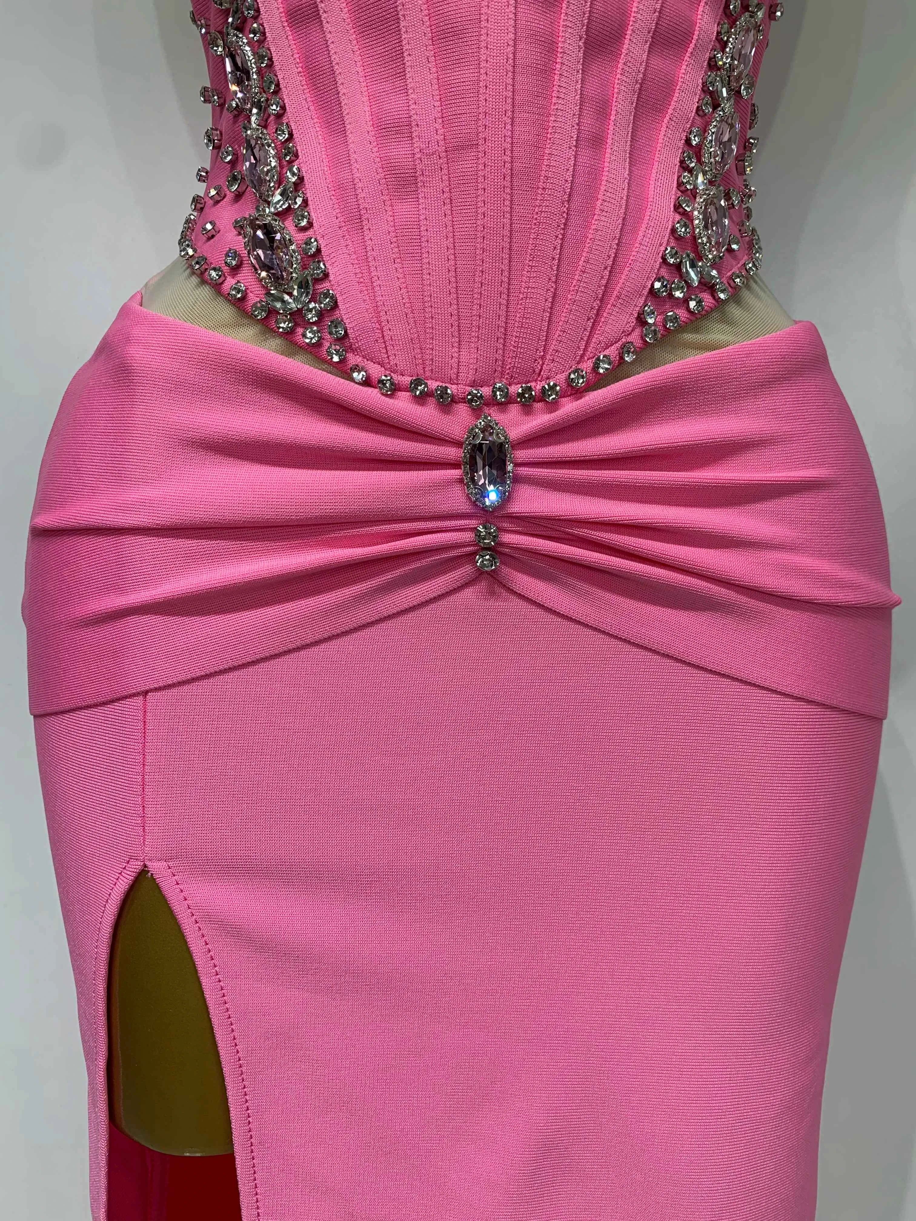 Carol Sexy Backless Sleeveless Bodycon Bandage Dress