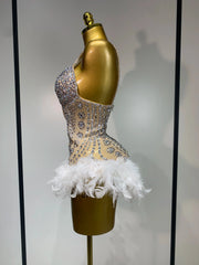 Blair Starlight Feather Bodysuit