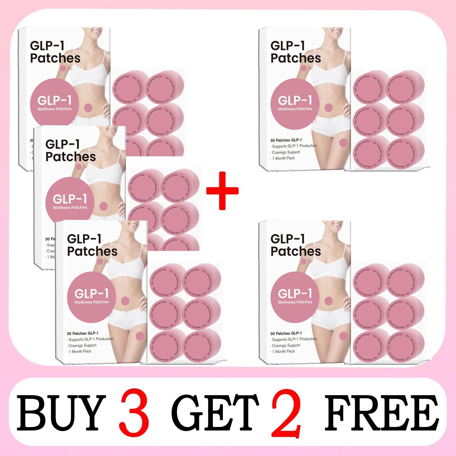2nd  30pcs GLP-1 PATCHES Original | Made from pure plants for transdermal metabolic & energy support Inhibiting food dependence