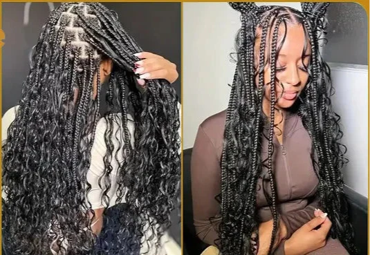Curly Deep Wave Bulk Hair – 100% Brazilian Human Hair for Braiding, No Weft Extensions
