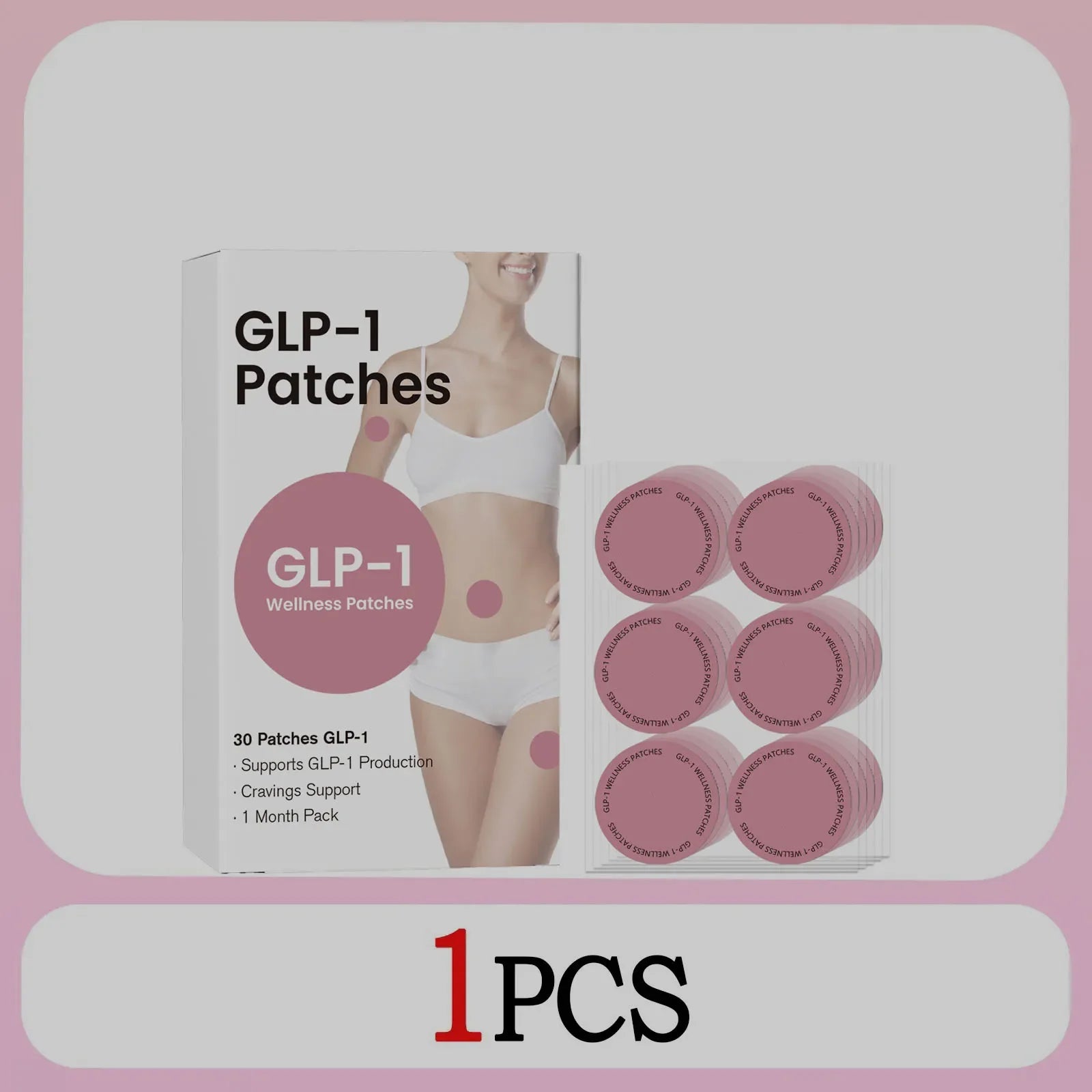 2nd  30pcs GLP-1 PATCHES Original | Made from pure plants for transdermal metabolic & energy support Inhibiting food dependence