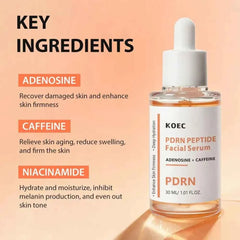 30ml GHK-CU Blue Copper Peptides Face Serum Hydrating Repairing Collagen Boosting PDRN Peptide Serum Adenosine Caffeine Essence
