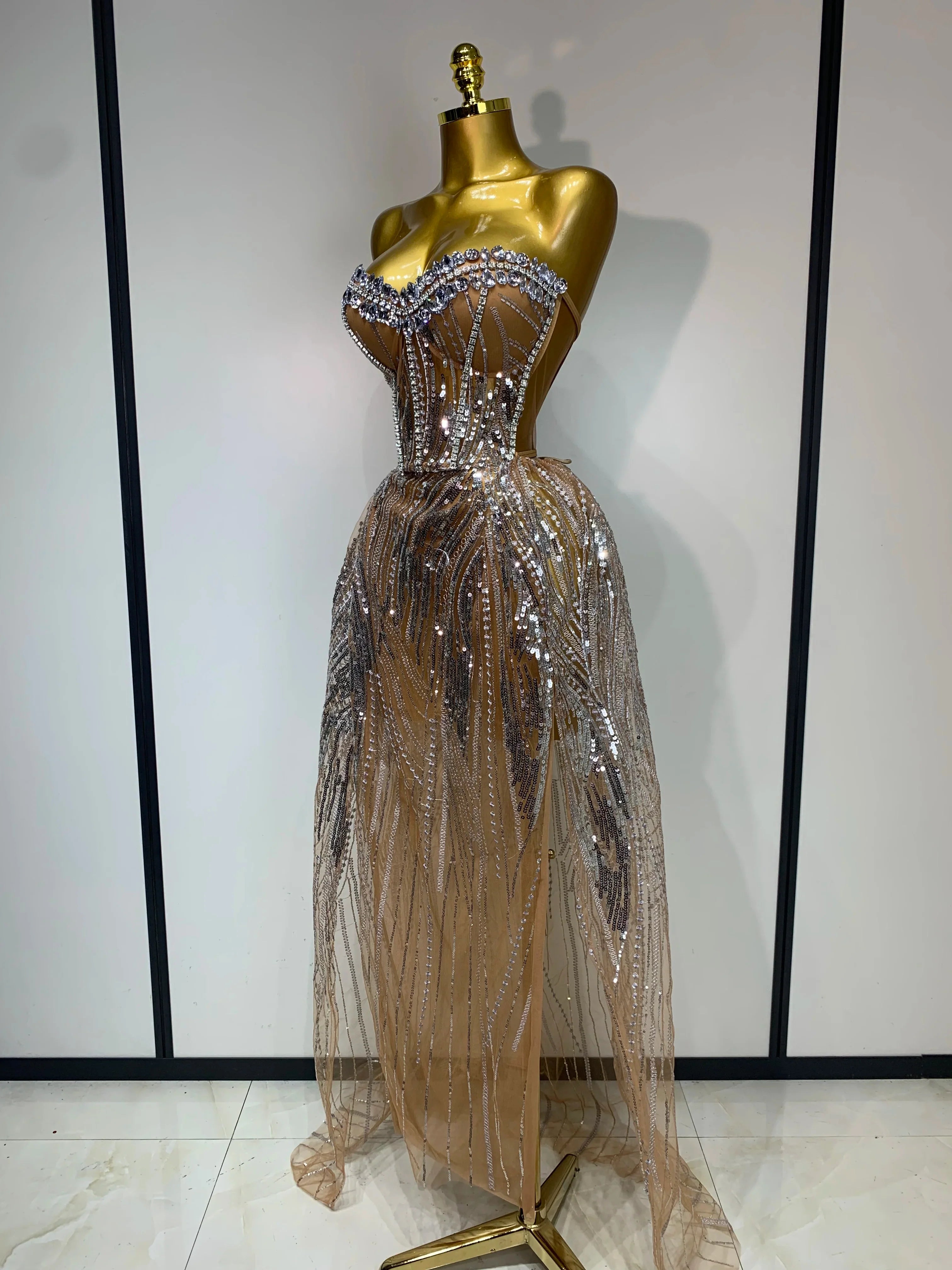Amara Strapless Maxi Dress