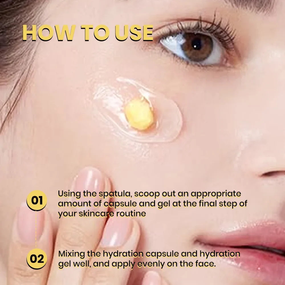 Deep Collagen Rentinol Boosting Capsule Cream, Skin Firming, Hydration Face Moisturizer for Dry Skin, Wrinkles