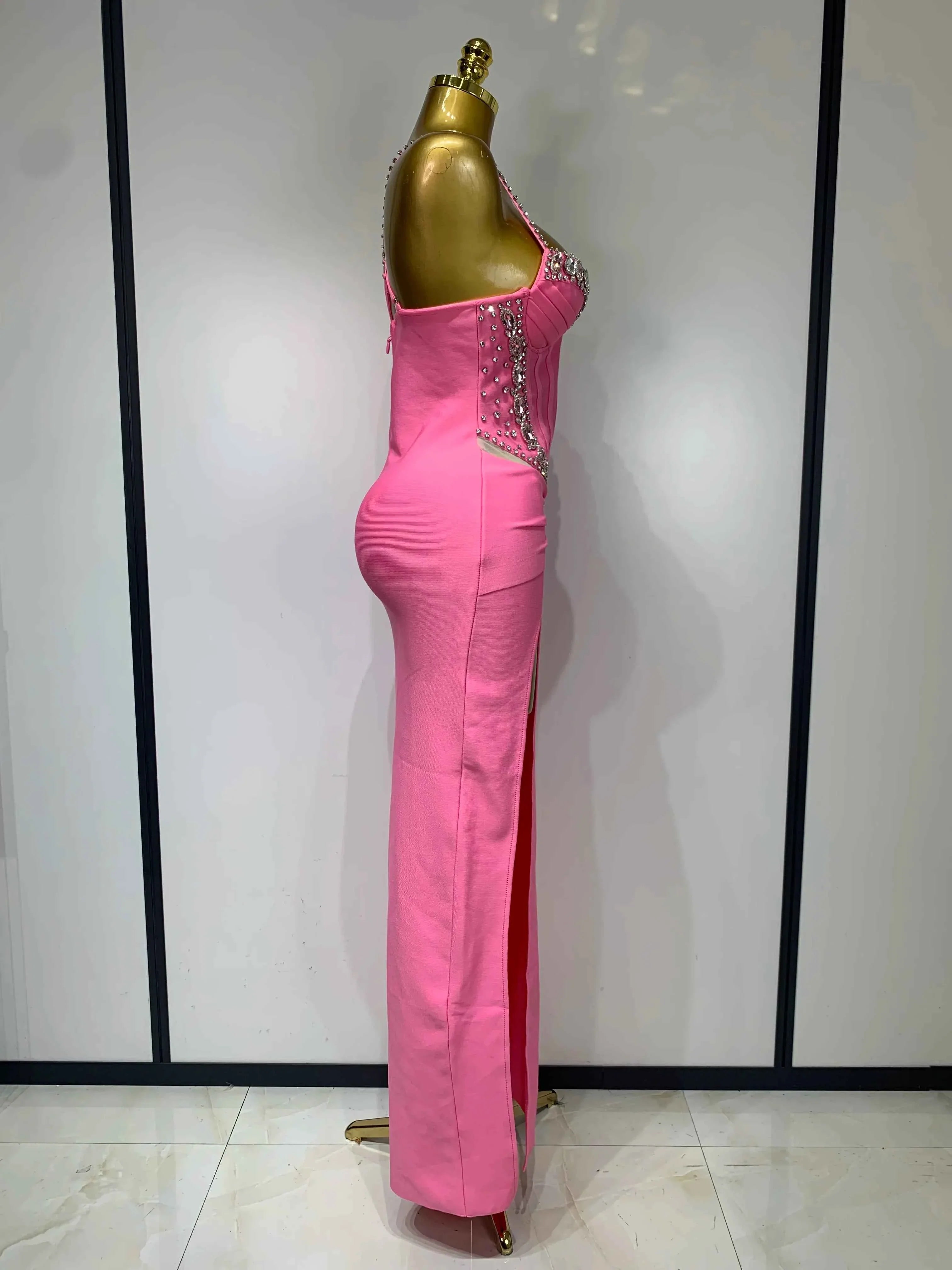 Carol Sexy Backless Sleeveless Bodycon Bandage Dress