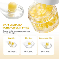 Deep Collagen Rentinol Boosting Capsule Cream, Skin Firming, Hydration Face Moisturizer for Dry Skin, Wrinkles