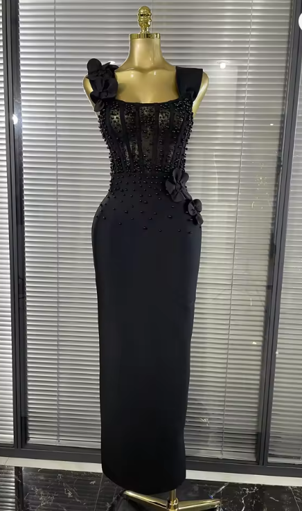 Christie Pearl Floral Bandage Dress