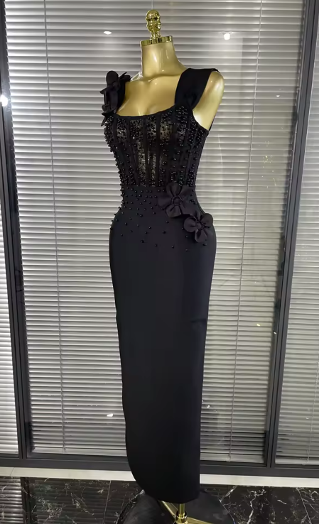 Christie Pearl Floral Bandage Dress