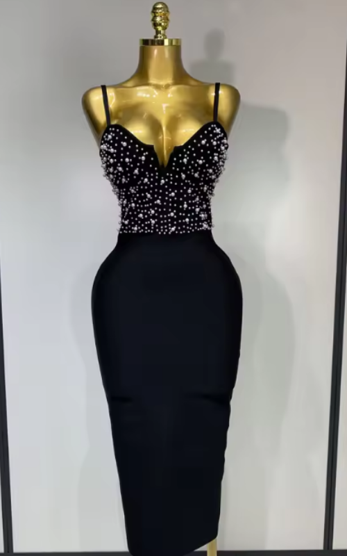 Angelica Sexy V-Neck Bodycon Bandage Dress