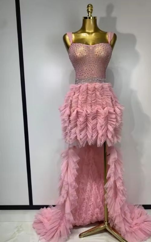 Diana Sparkly Rhinestone Sheer Mesh Bodycon Maxi Long Dress