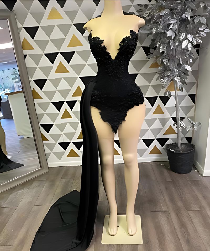 Black Sheer Mini: Birthday Dress