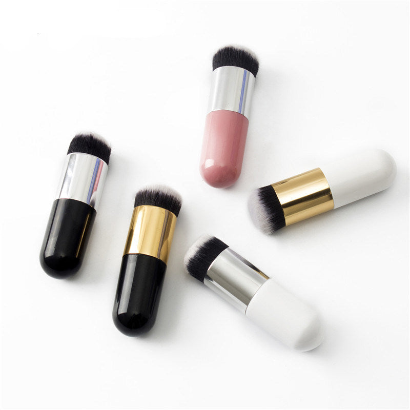 Chubby Pier Foundation Brush Flat Cream Makeup Brushes