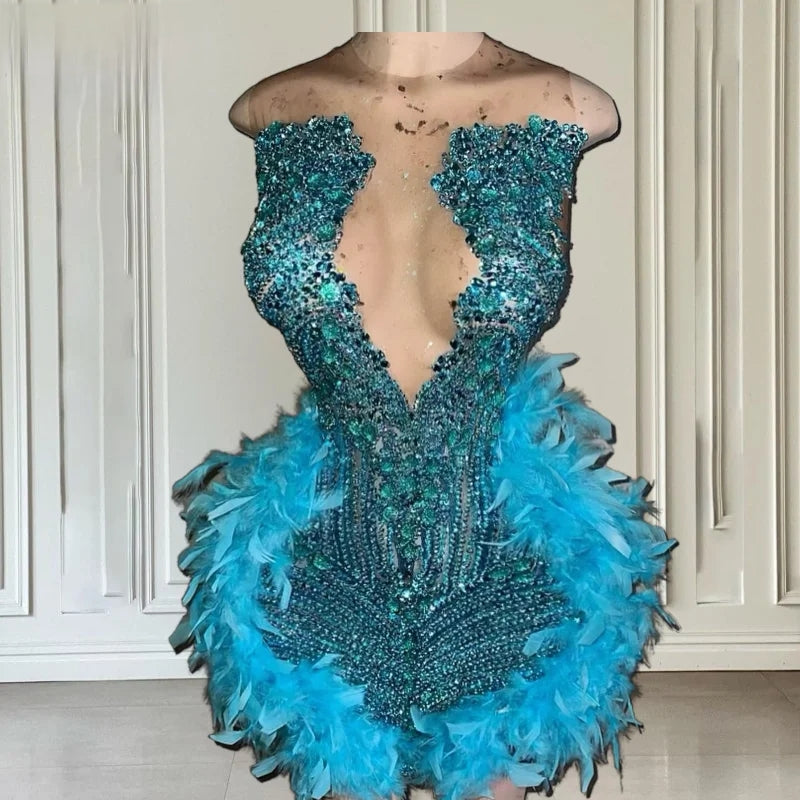 Dazzling Diamond Chic Birthday Dress