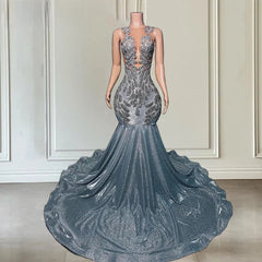 Diamond Luxury Rhinestone Mermaid Prom Gown